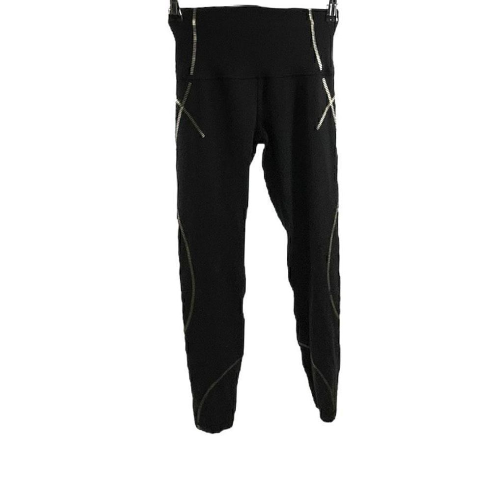 Lululemon Align High Rise Gold Logo 25” Size 4
